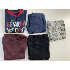 Boys Clothing Lot Size 4/4T Pjs 2 Bottoms And 3 Tops